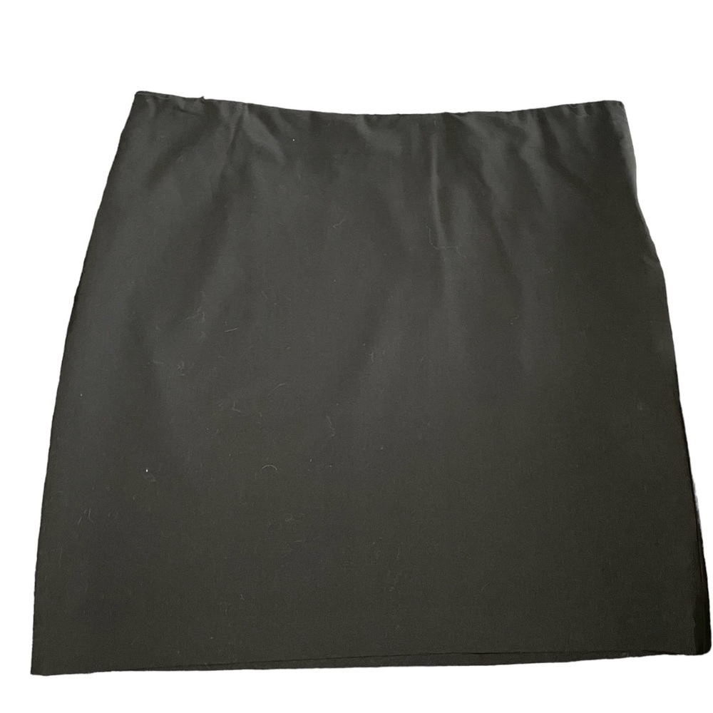 Michael Kors Black Wool Blend Skirt